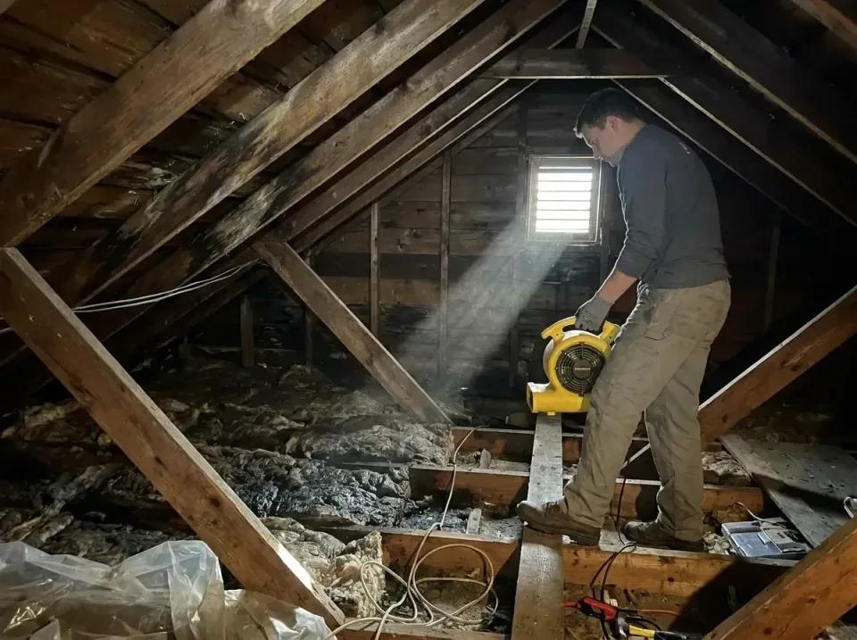 attic-water-damage-drying-proc-007 — frequently asked questions, Emergency Water Extraction & 24/7 Flood Response in Penndel…